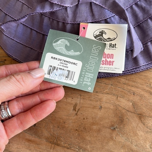 San Diego Hat Co. Purple Kids Sun Hat Size 2-4 - Picture 7 of 10